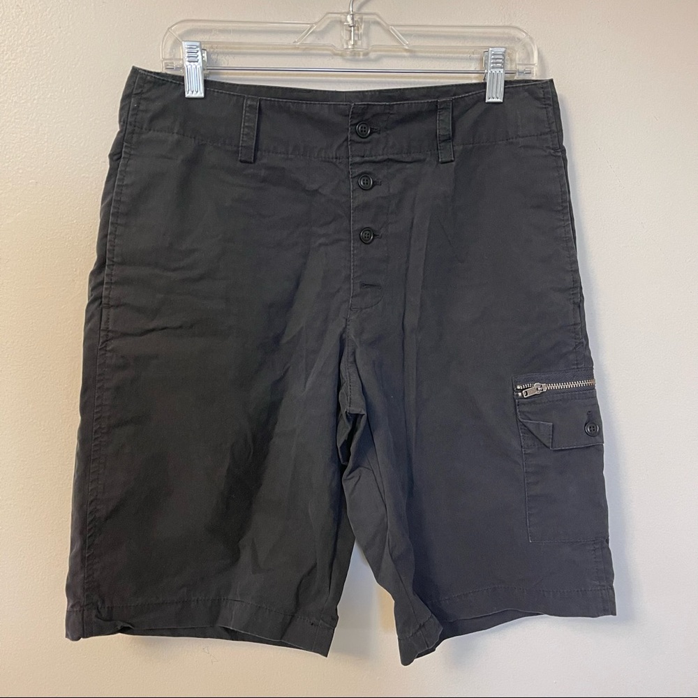 Club Monaco Men’s Cargo Shorts Side Zip Pocket Size 30 GUC